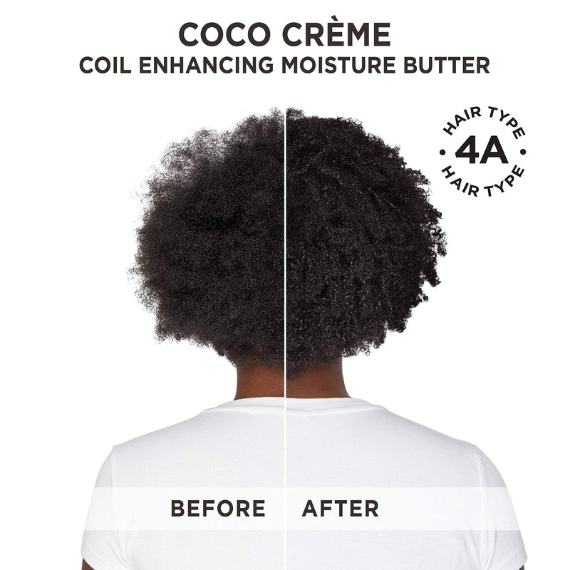 [Australia] - Carol’s Daughter Coco Creme Coil Enhancing Moisture Butter for Very Dry Hair, with Coconut Oil and Mango Butter, Paraben Free and Silicone Free Butter for Curly Hair, 12 oz 