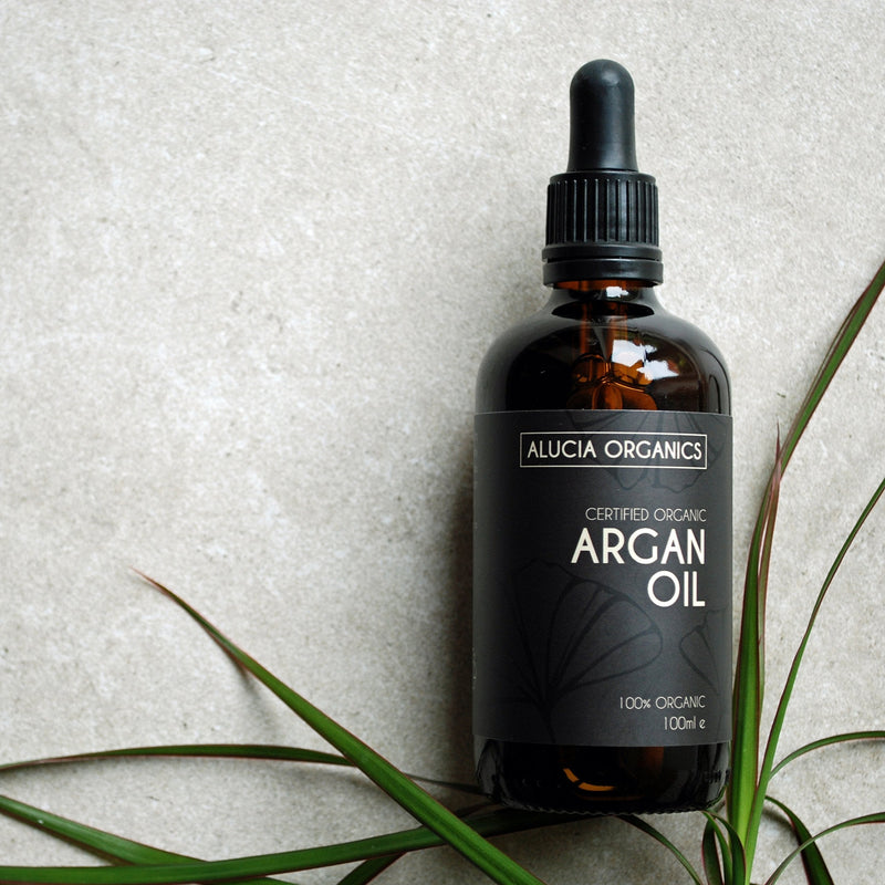 [Australia] - Alucia Organics Certified Organic Argan Oil (100ml) - Pure, Natural, Cold Pressed, Certified Organic, Vegan, Cruelty Free, for Skin, Face, Body, Hair, Nails 100 ml (Pack of 1) 
