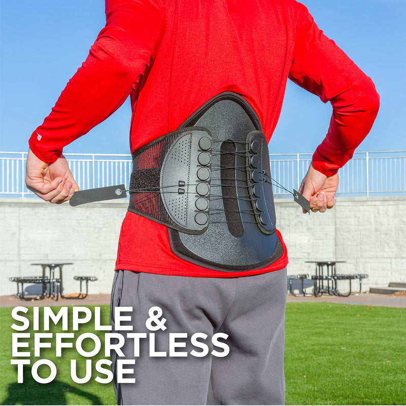 [Australia] - Spine Decompression Back Brace - MAC Plus Rigid Lumbosacral Corset Belt with Pulley System for Sciatica Pain, Disc Injury and After Laminectomy or Spinal Fusion Surgery (S) Small (Pack of 1) 