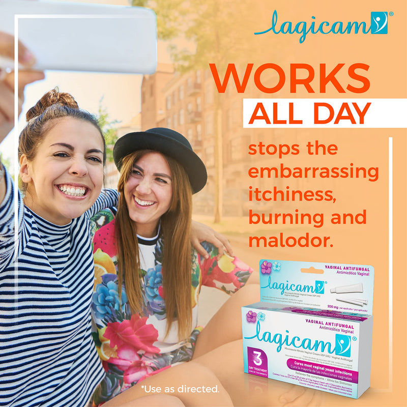 [Australia] - Lagicam Vaginal Yeast Infection Antifungal 3 Day Treatment Cream, 0.9 oz 