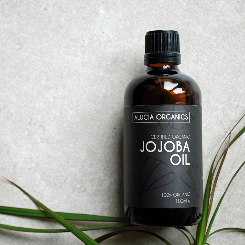 [Australia] - Alucia Organics Certified Organic Jojoba Oil 100ml - Pure, Natural, Cold Pressed, Certified Organic, Vegan, Cruelty Free, for Skin, Face, Body, Hair, Massage 