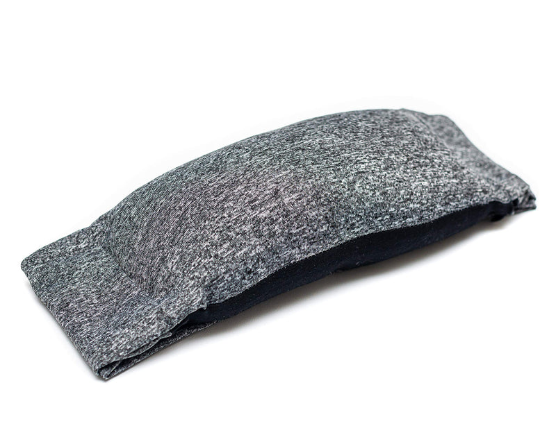 [Australia] - Idan Med Spa Lavender Eye Pillow, Washable, Comfortable Over The Head, Hot and Cold Therapy for Yoga, Relaxation, Sleeping, Blue and Gray. 