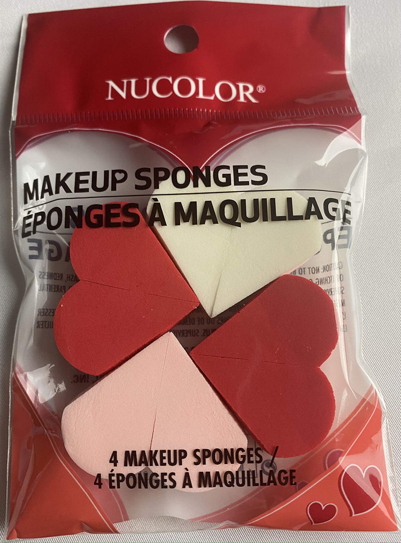 [Australia] - NUCOLOR Makeup Sponges 4 -pcs 