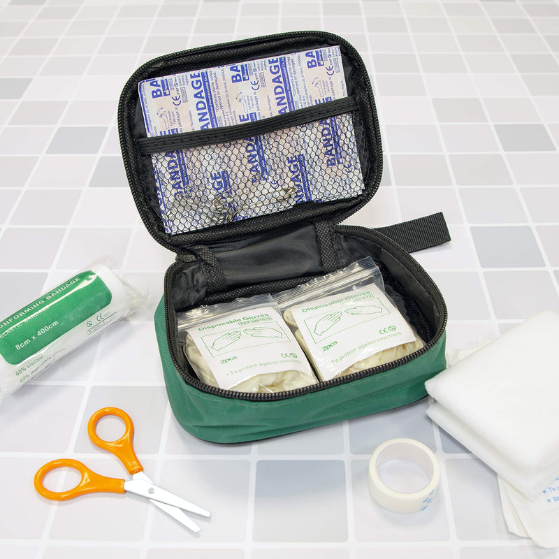 [Australia] - Milestone Camping 96940 Emergency First Aid Kit / Compact and Portable Home or Travel Kit / Ideal for Camping, Family Days Out and More 