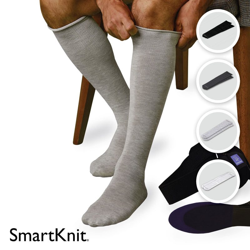 [Australia] - SmartKnit Adult AFO Interface Seamless Sensitivity Socks X-Large White 