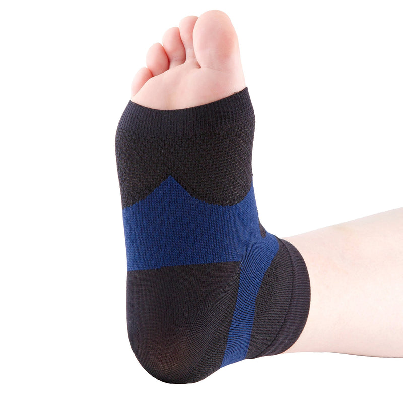 [Australia] - Wanderlust Plantar Fasciitis Sleeves - Open Toe Compression Socks With KT Tape Medium 