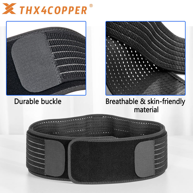 [Australia] - Thx4COPPER Elastic Mesh SI Hip Belt, Compression Lower Back Support Brace, Anti-Slip Sacroiliac Joint Brace for Men/Women, Pain Relief for Sciatica, Pelvis, Lumbar, Nerve, Leg, Sacral, Sacrum Breathable mesh ultra-thin fabric M 