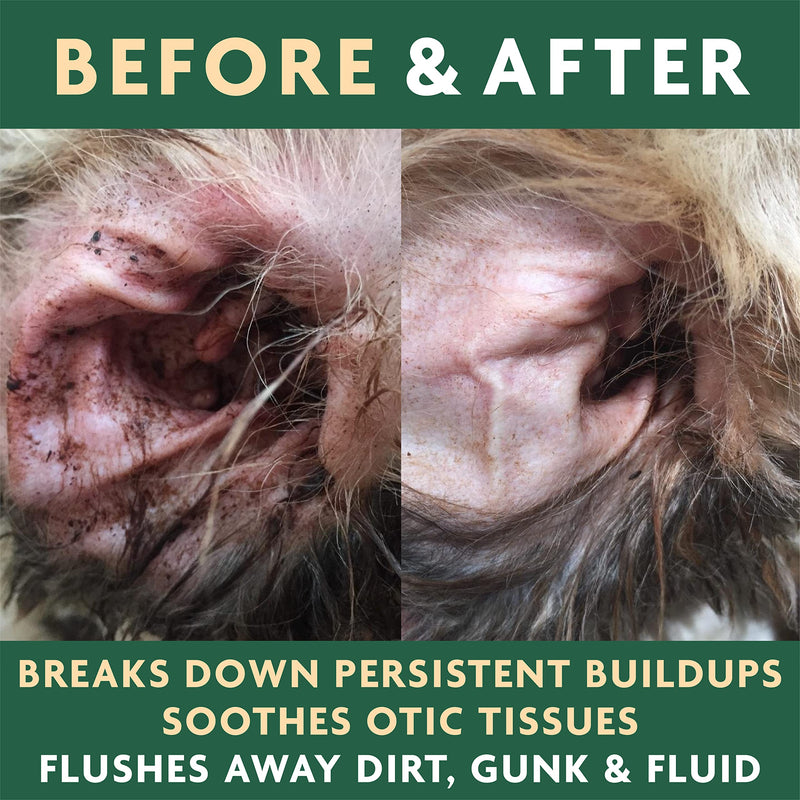 [Australia] - Vet Organics EcoEars Dog Ear Cleaner. Natural Multi-Action Formula. for Itch, Head Shaking, Discharge & Smell. Naturally Cleanses Away Common Problems. 100% Guaranteed 8 oz 