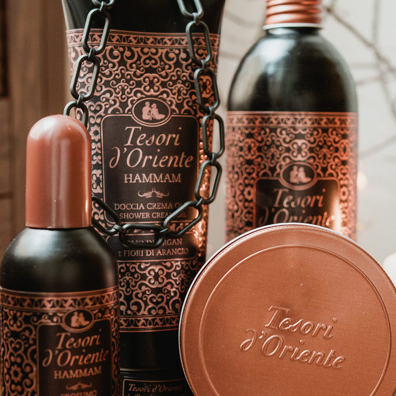 [Australia] - Tesori d'Oriente Shower Gel for Women & Men, Shower Gel Body Wash, Womens Shower Gel, Essential Ingredients for Body Wash & Skin Care - 250 Ml-8.45us Fl Oz- [Italian Import ]--(Hammam) argan oil 