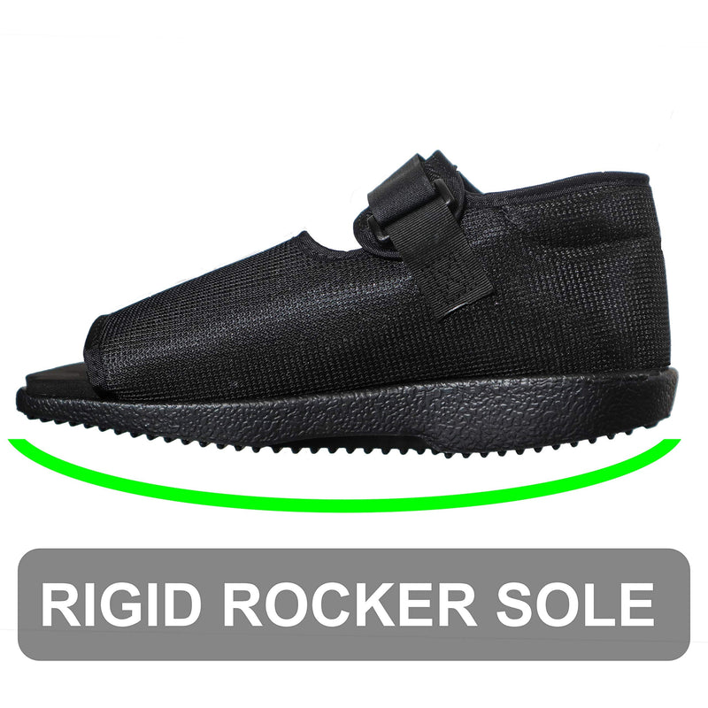 [Australia] - Mars Wellness Premium Post Op Broken Toe/Foot Fracture Square Toe Walking Shoe - Mens - Small Small (Pack of 1) 