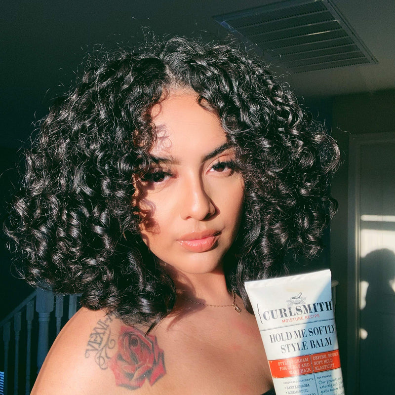 [Australia] - Curlsmith - Hold Me Softly Style Balm - Vegan Soft Hold Styling Cream for Wavy and Curly Hair, Natural Look (8fl oz)… 8 Fl Oz (Pack of 1) 