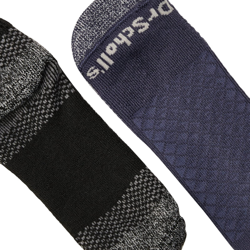 [Australia] - Dr. Scholl's womens Advanced Relief Socks - 2 & 3 Pair Packs 4-10 Denim Black 
