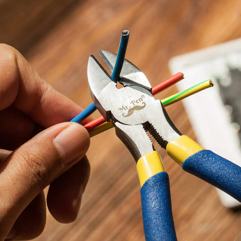 [Australia] - Mr. Pen- Wire Cutter, 6 Inch, Wire Cutters, Diagonal Wire Cutters, Flush Cutter, Nippers, Side Cutters, Flush Cutters, Diagonal Cutter, Cutting Pliers, Floral Wire Cutter, Wire Pliers 