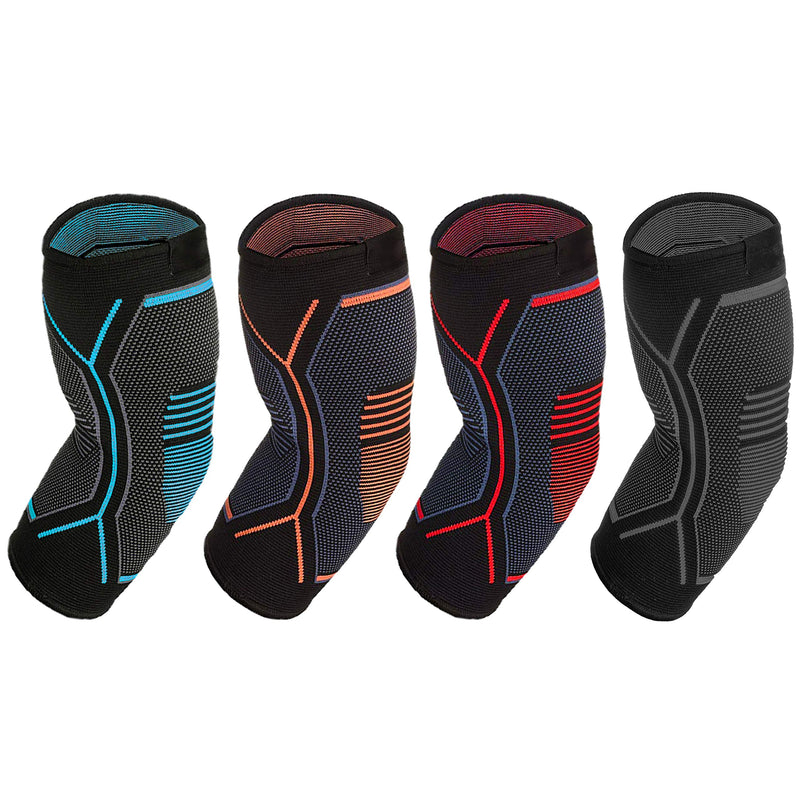 [Australia] - Xeonn Fitness Elbow/Arm Brace- Compression Support Sleeve Reduce Joint Pain (Blue, Small) Blue 