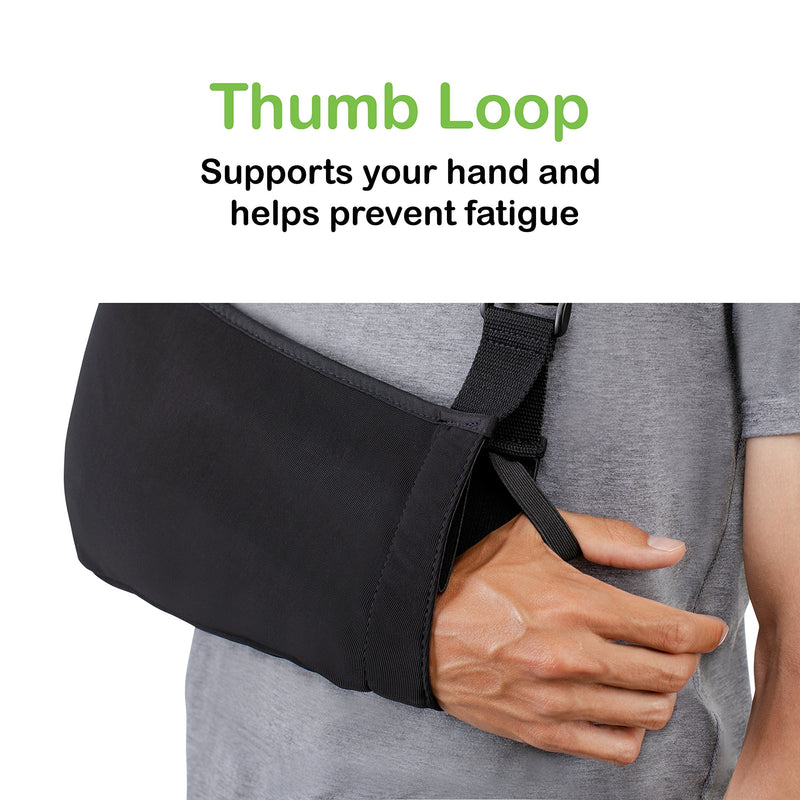 [Australia] - Think Ergo Arm Sling Sport - Lightweight, Breathable, Ergonomically Designed Medical Sling for Broken & Fractured Bones - Adjustable Arm, Shoulder & Rotator Cuff Support (Adult) Adult 