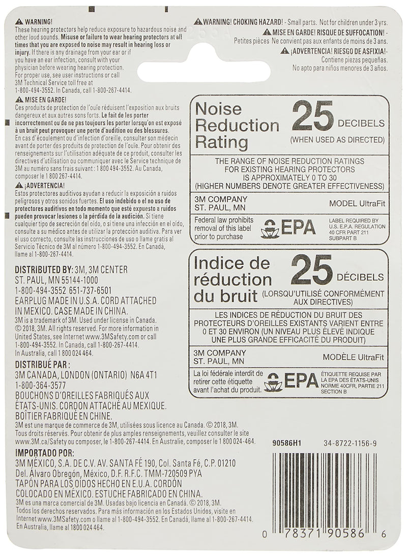 [Australia] - 3M Corded Reusable Earplugs 
