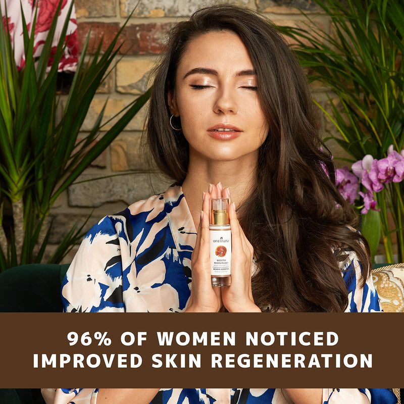 [Australia] - Orientana Natural Face Regenerating Night Booster for Women - Reishi & Violet Rice - Vegan Eco Organic Cream - Anti Aging Wrinkle & Sagging Moisturiser - Firming Hydrating Lightening Mature Skin, 30ml 