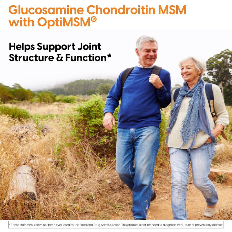 [Australia] - Doctor's Best Glucosamine Chondroitin Msm with OptiMSM Capsules, Supports Healthy Joint Structure, Function & Comfort, Non-GMO, Gluten Free, Soy Free, 240 Count (Pack of 1) 