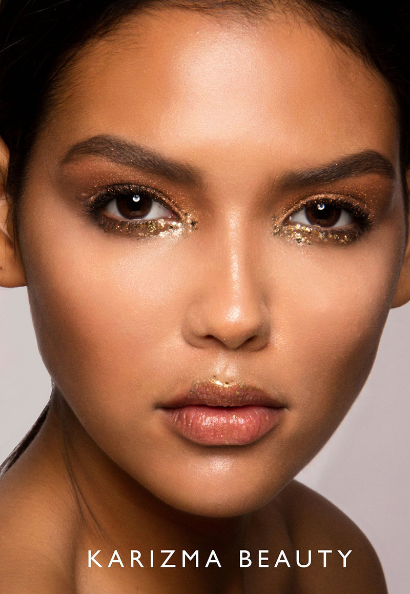 [Australia] - 24K Gold Chunky Glitter ✮ KARIZMA BEAUTY ✮ Festival Glitter Cosmetic Face Body Hair Nails 24K Gold 