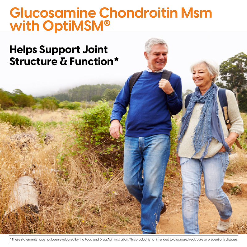[Australia] - Doctor's Best Glucosamine Chondroitin Msm with OptiMSM Capsules, Supports Healthy Joint Structure, Function & Comfort, Non-GMO, Gluten Free, Soy Free, 120 Count (Pack of 1) 
