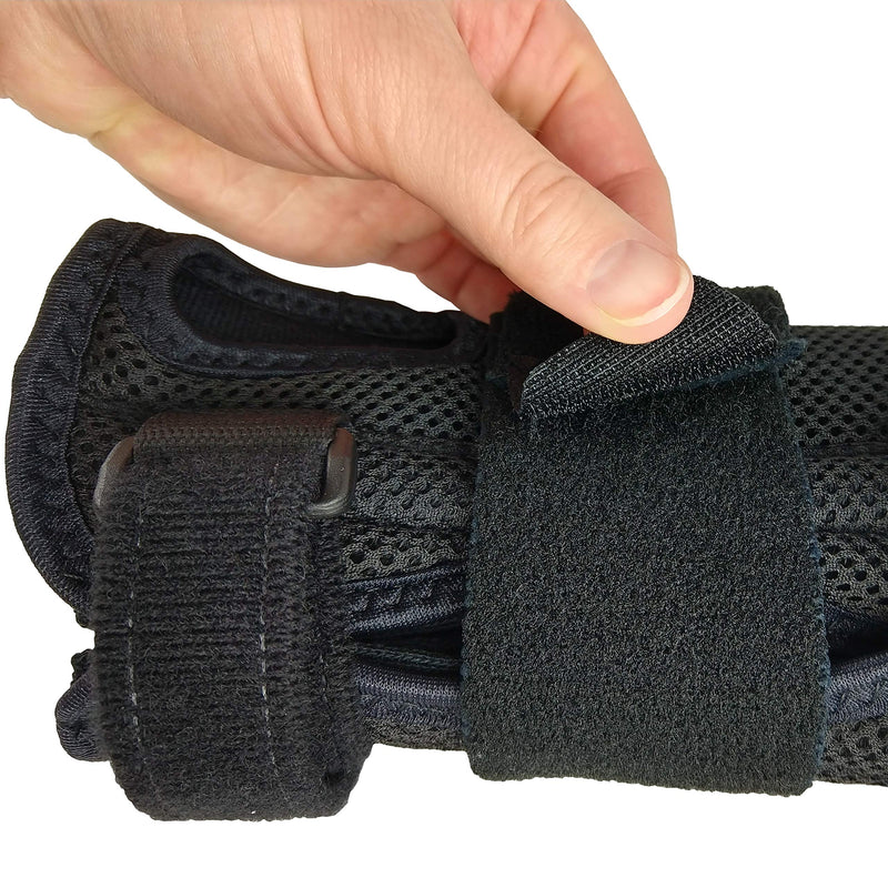 [Australia] - Blue Jay An Elite Healthcare Brand Deluxe Wrist Brace Black for Carpal Tunnel, Left Large/X-Large 