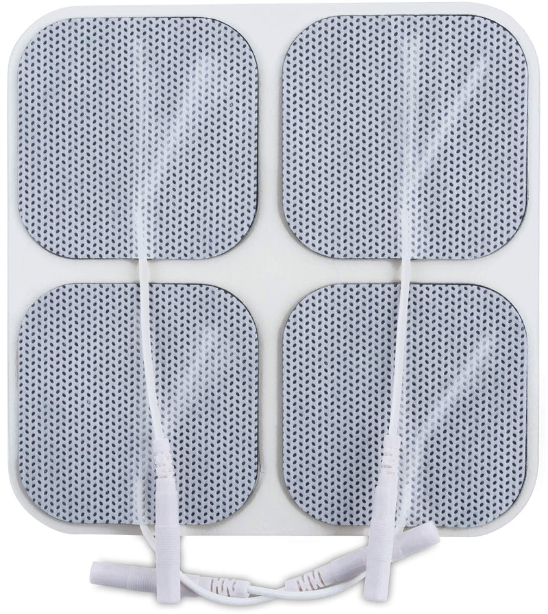 [Australia] - Intensity at Home TENS Unit Pads - Premium OTC TENS Unit Replacement Pads, 2" X 2", Compatible with Most TENS Machines, Replacement Tens Electrodes Value Pack, 8 Count 