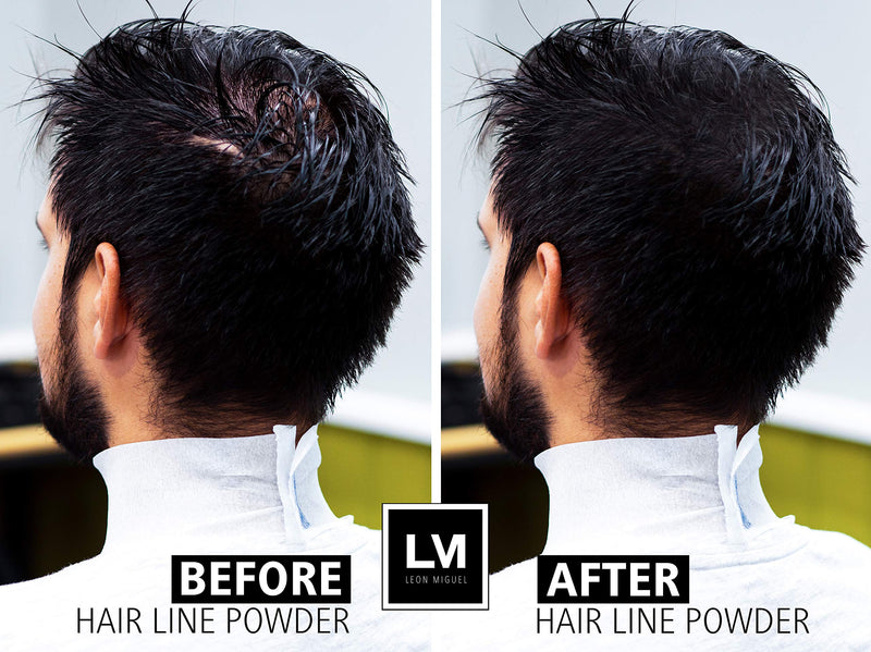 [Australia] - LEON MIGUEL Hair Line Powder - concealer/counter powder - 4g hair thickening and hair filler with shadow make-up waterproof (LIGHT BLONDE) LIGHT BLONDE 