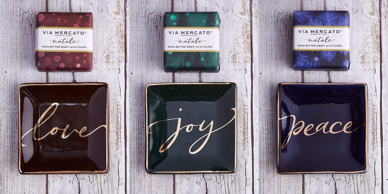 [Australia] - Via Mercato Natale Christmas HolidayGift Collection, Love, Soap & Trinket Set 