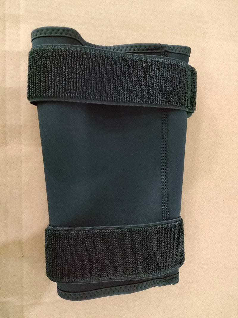 [Australia] - Ankle Monitor Bracelet Cover for SCRAM, Alcohol Monitor, House Arrest, Other Offenders - Black Neoprene, Adjustable Hook and Loop Straps 
