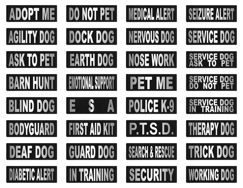 [Australia] - Dogline Diabetic Alert Removable Patches Large/X-Large 