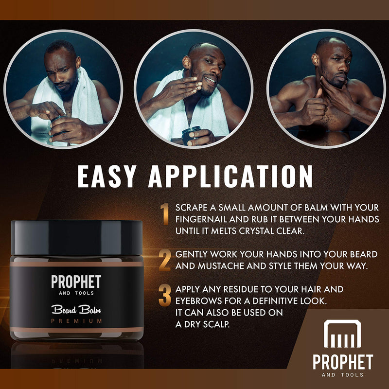 [Australia] - Styling Beard Balm - Organic and Moisturizing Beard Butter with 12 Hour Hold | Works with All Ethnicities & Hair Colors | Reduces Skin Irritation & Flaking - Invigorates Beard Growth 