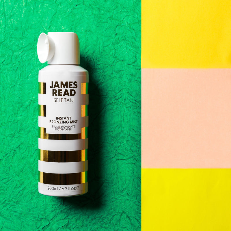 [Australia] - JAMES READ Instant Bronzing Mist for Face & Body 200ml LIGHT/MEDIUM All-Over Golden Glow Fast Drying & Long-Lasting Tanning Mist, Develops in 6-8 Hours Suits all Skin Tones Infused with Aloe Vera 