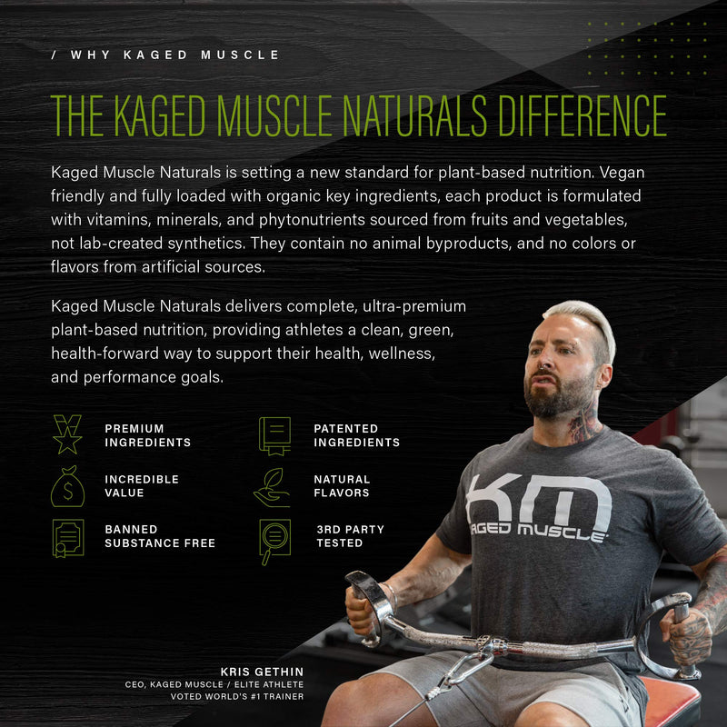 [Australia] - Whole Foods Multivitamin, Kaged Muscle Multivitamin Made with Organic Fruits & Veggies, Plant Based Vegan Multivitamin for Women and Men with Vitamin C, Vitamin D, Vitamin E, Vitamin B12, 60 Count 