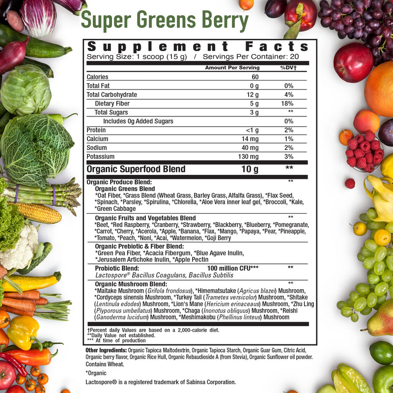 [Australia] - Country Farms Super Green Drink, Berry Flavor, 10.6 Ounce 