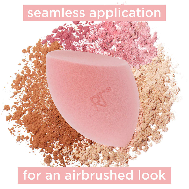 [Australia] - Real Techniques Cruelty Free Miracle Body Complexion Sponge, Ideal for Highlighters, Bronzers, & Body Makeup, for Streak Free, Precise Makeup Application 