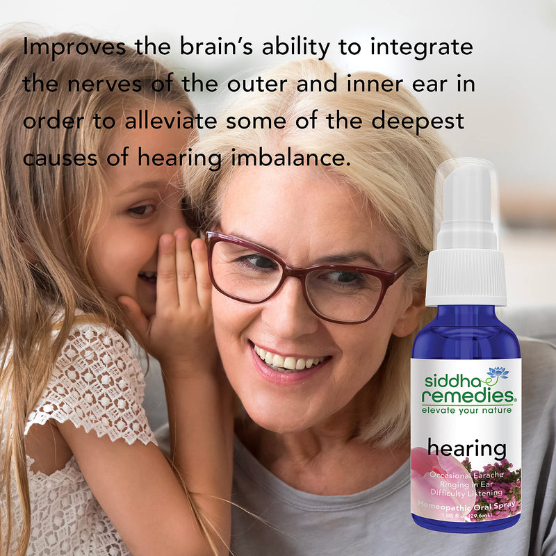 [Australia] - Siddha Remedies Hearing | Ear Ache Medicine for Adult Ear Pain | Earache Homeopathic Medicine for Earache Relief, Ear Ringing Relief & Buzzing in Ear | Non GMO, Alcohol Free, Gluten Free, Sugar Free 