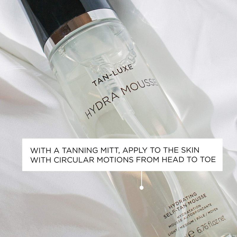 [Australia] - Tan Luxe HYDRA-MOUSSE Fake Tan Mousse, Dark (200 ml) Self Tanning Skin Care, Cruelty Free & Vegan Mousse Medium 