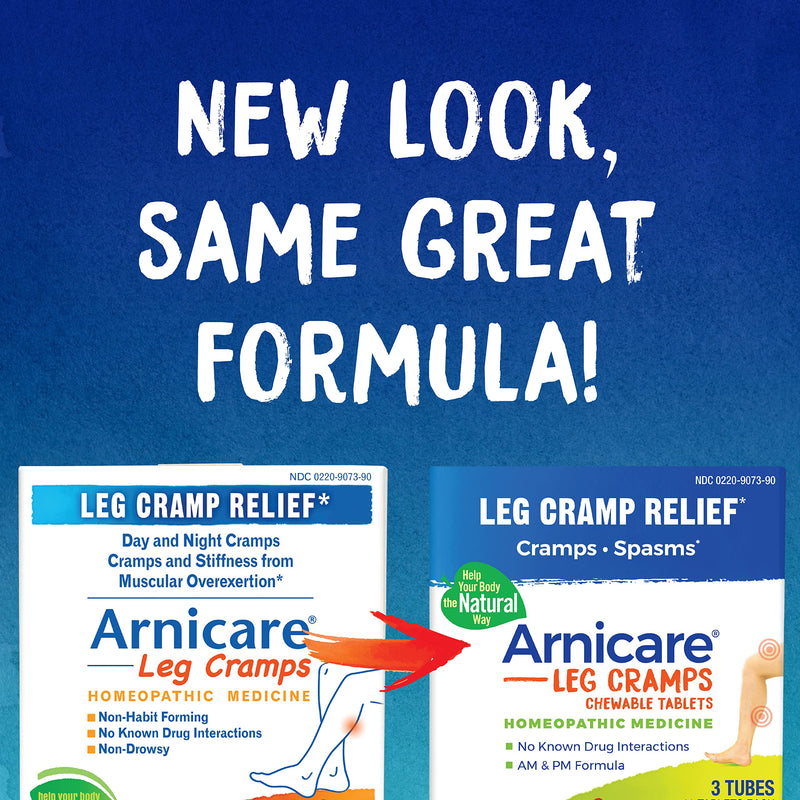 [Australia] - Boiron Arnicare Leg Cramps for Day and Night Relief from Cramping and Stiffness in Feet or Calves - 3 Count (33 Tablets) 