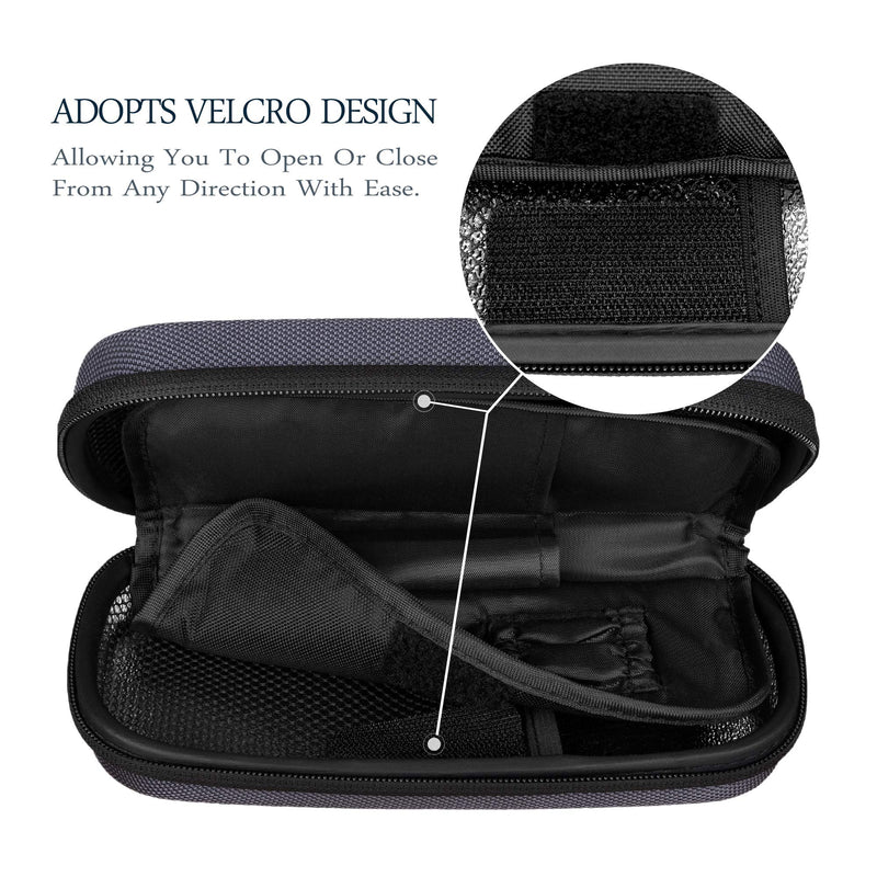 [Australia] - SHBC Insulin Cooler Travel Case for Diabetic Organize Medication Insulated Cooling Bag with 2 Ice Packs Gary Gray 