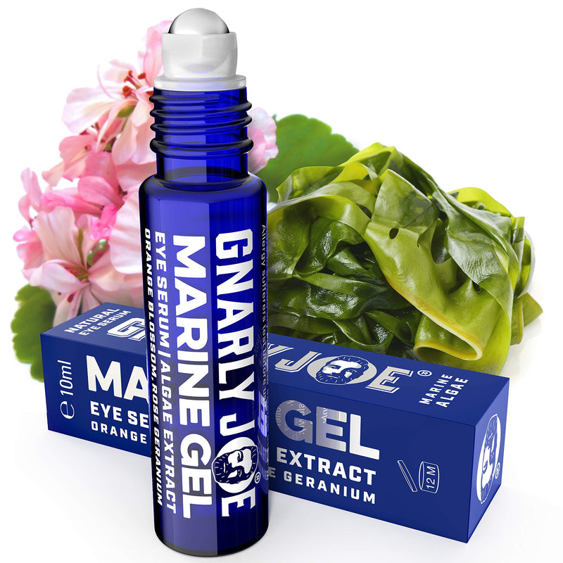 [Australia] - Gnarly Joe Eye Serum for Men. Hyaluronic Gel with Cooling Rollerball Applicator. Rejuvenates Tired Eyes, Puffiness and Dark Circles (10 ml) 10 ml (Pack of 1) 