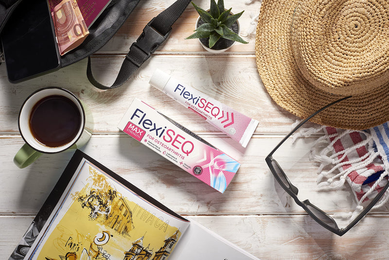 [Australia] - FlexiSEQ 50g Max Strength Gel, 3 Pack, Topical Gel for Joint Pain Relief, Drug-Free, for Knees, Hips, Feet, Hands etc 50 g (Pack of 3) 