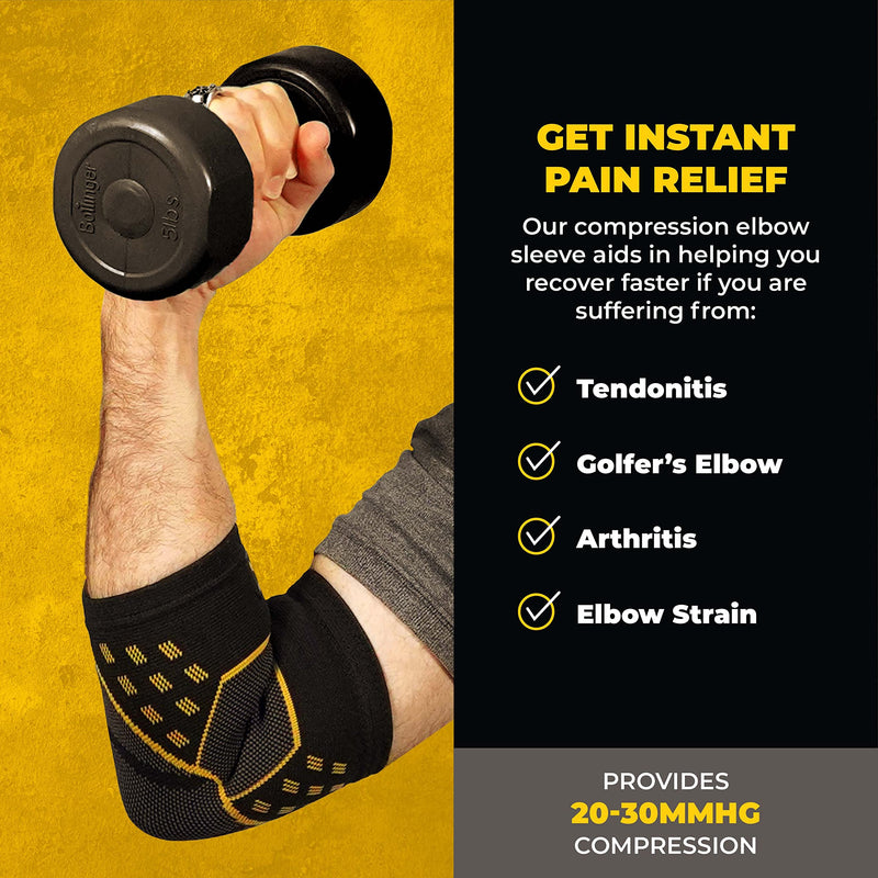 [Australia] - CopperJoint Compression Elbow Sleeve – Copper-Infused Design- Single Large PRO Edition 