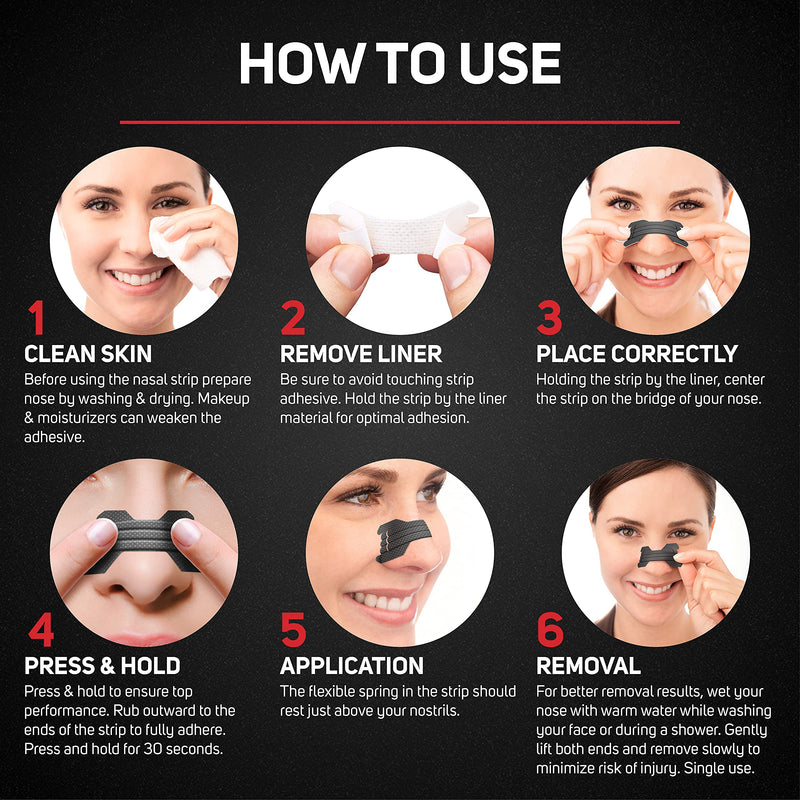 [Australia] - Clear Passage Performance Nasal Strips for Athletes, Sports Dilators, Improves Breathing & Athletic Performance, Instant Nasal Congestion Relief, Reduce Snoring, Black, Large/XL, 50 Count 