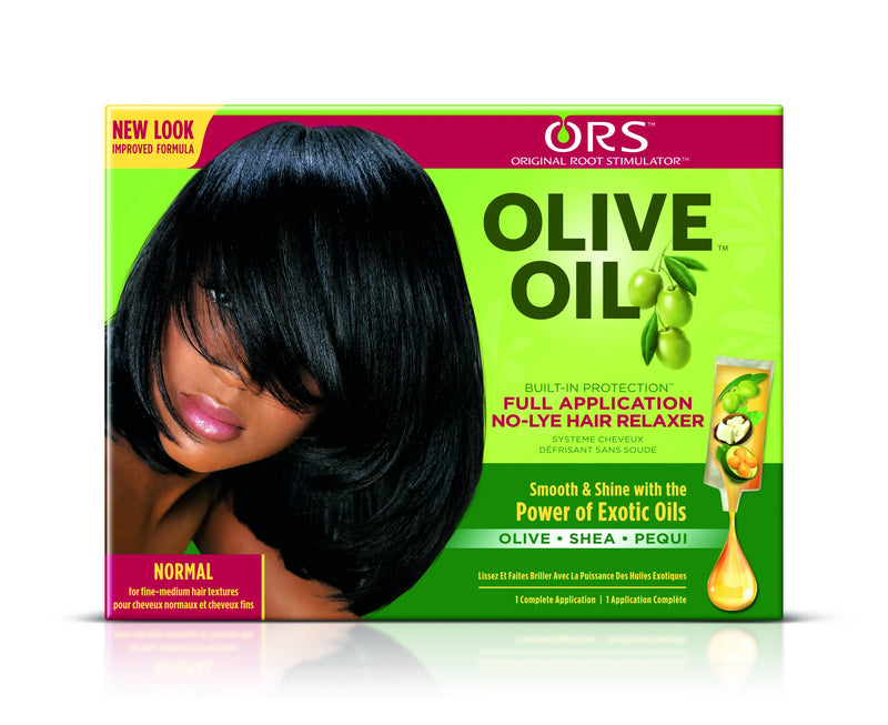 [Australia] - ORS Olive Oil Built-In Protection Full Application No-Lye Hair Relaxer - Normal (11098) Pack of 1 