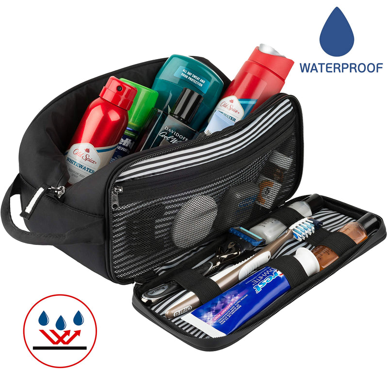 [Australia] - Toiletry Bag Dopp Kit for Men - Nylon Travel Toiletry Bag Waterproof Shower Cosmetic Organizer for Women Men - Travel Kit Shaving Bag for Men 