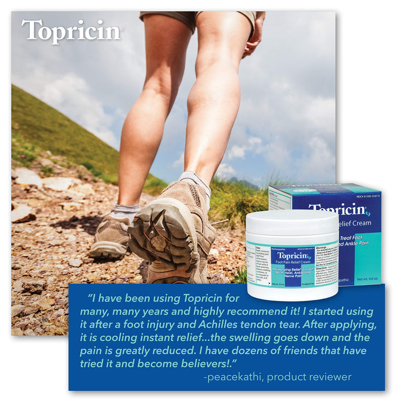 [Australia] - Topricin Foot Pain Relief Cream, 4 