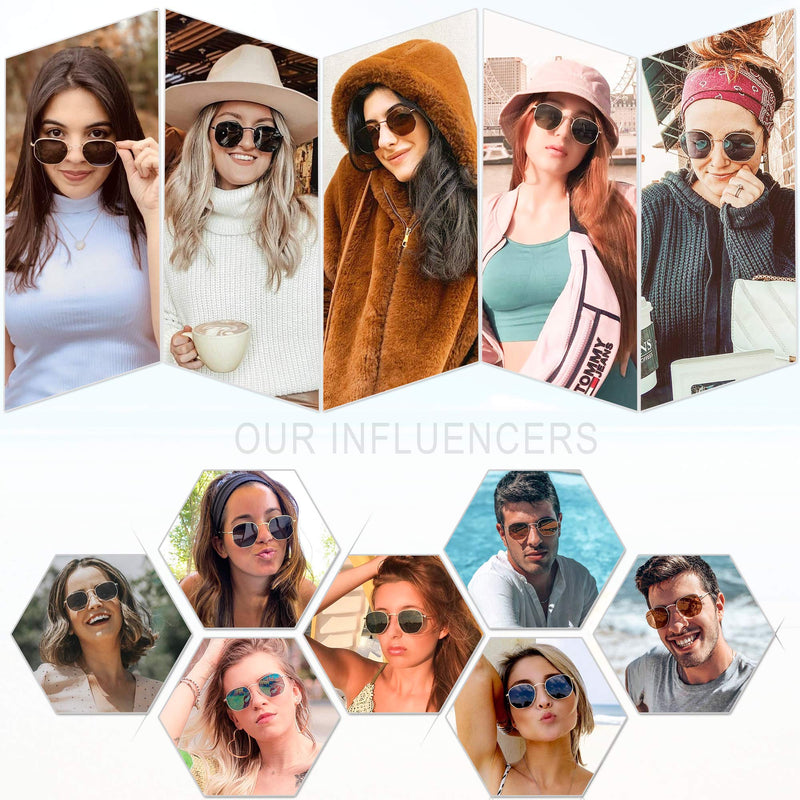 [Australia] - SOJOS Small Square Polarized Sunglasses for Men and Women Polygon Mirrored Lens SJ1072 Black 