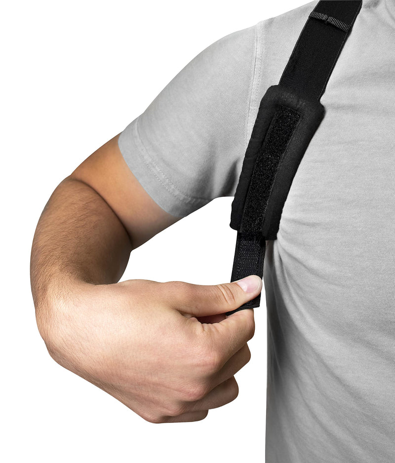 [Australia] - MUELLER Posture Corrector for Women and Men, Adjustable, One Size Fits Most | Back Brace for Improving Posture and Support of The Upper Back, Black 