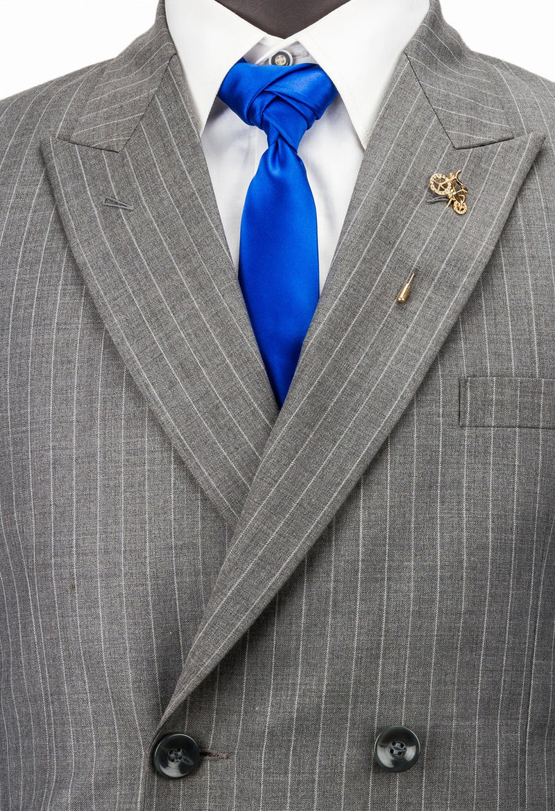 [Australia] - Knighthood Golden Vintage Cycle Metal Lapel Pin Badge Coat Suit Collar Accessories Brooch for Men 