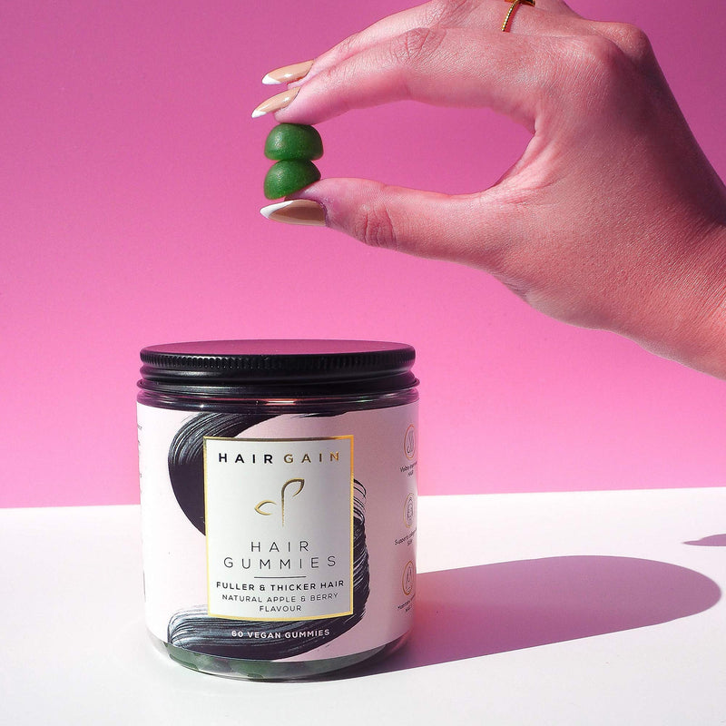 [Australia] - Hair Gain Hair Gummies 1 month supply 60 Gummies Fuller Thicker Hair in one month 